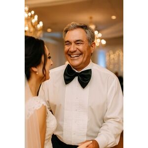 Fumagalli's White Tuxedo‎ Shirt Pleated Front Banded Collar Formal 2XL 36/37